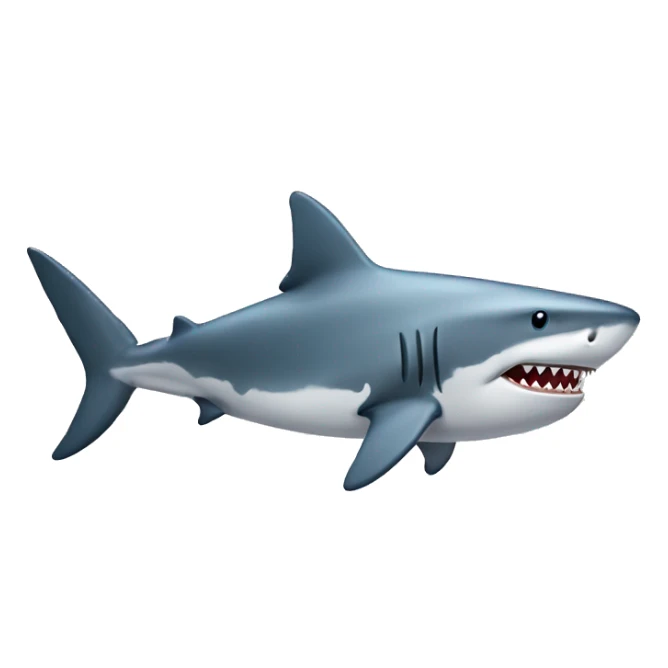 shark with top hat  sticker