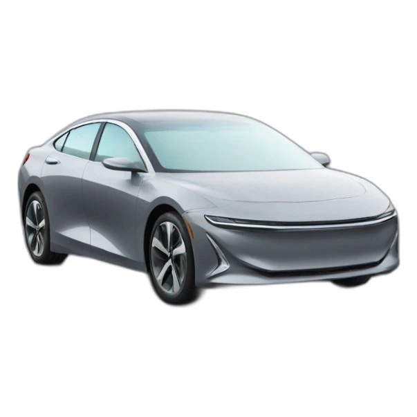 future sedan car of 2030 without logo sticker