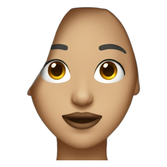 Female pop singer sticker