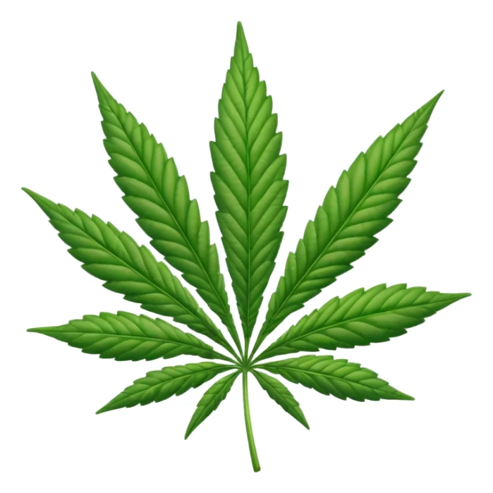 Hoja de la marihuana emoji sticker