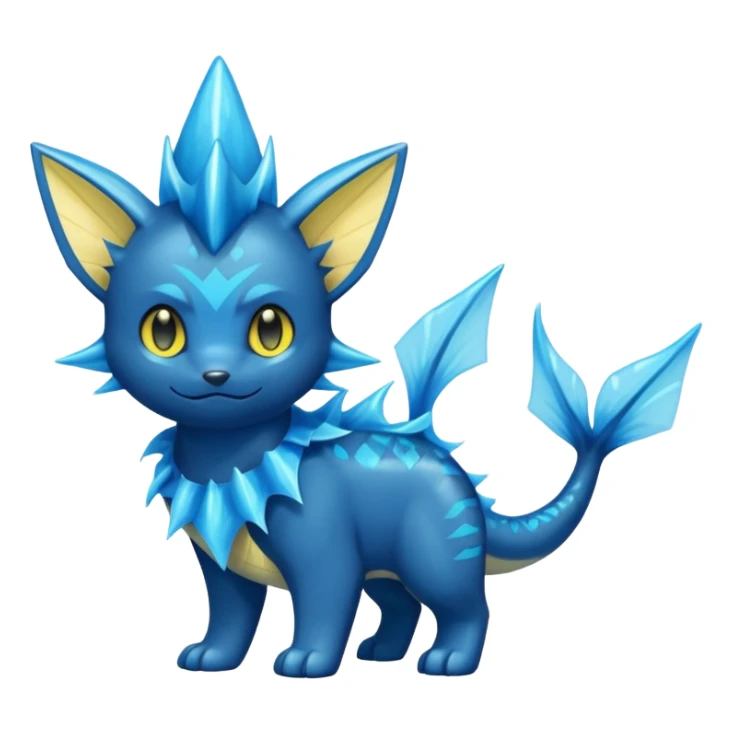 Luxray-Vaporeon-Dewott-fusion sticker