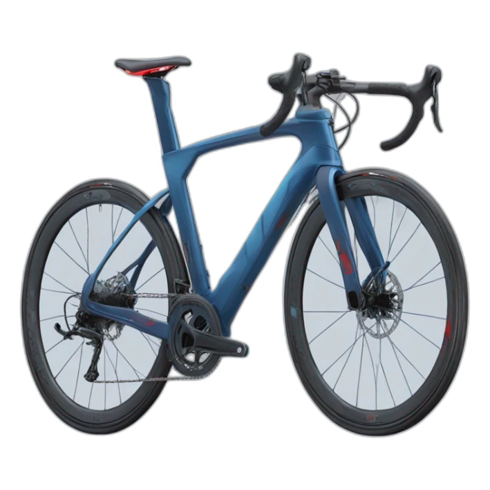 Light Blue fade to dark Blue trek Flash with red letzering sticker