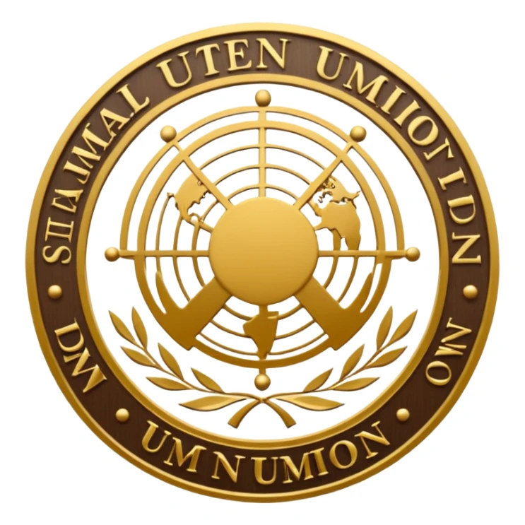model united nations logo with text that reads : SEAMUN sticker