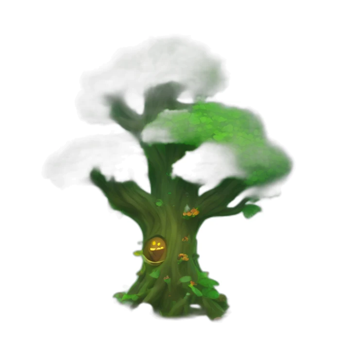 Magic forest sticker