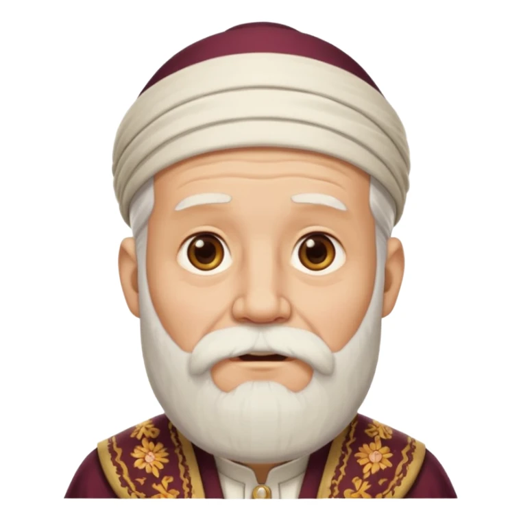 no old man with beard and wearing the traditional cloths  sticker