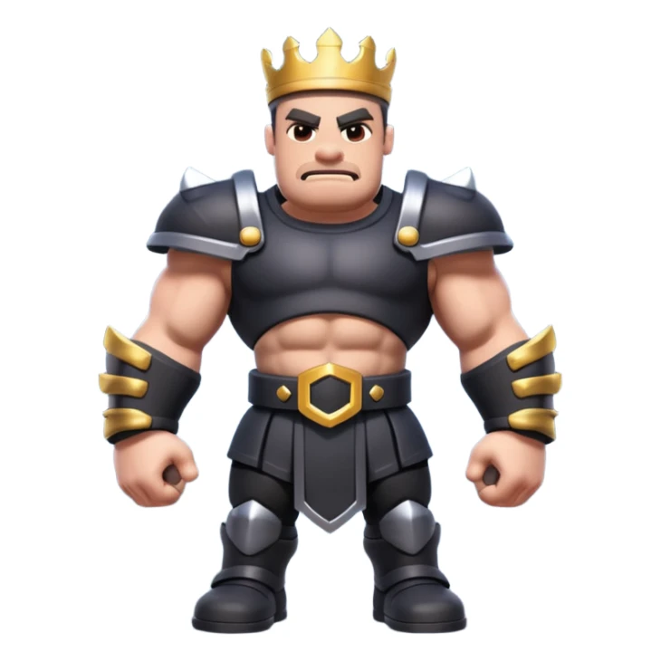 megaknight from clash royale black make it look like him sticker