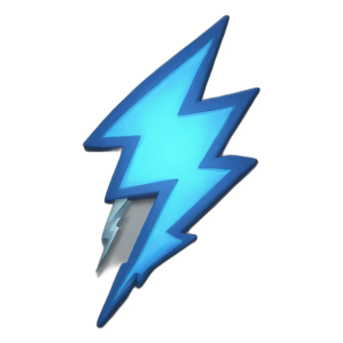 Lightning bolt sticker