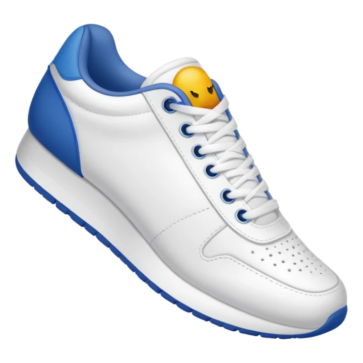 an ios genmoji for a pair of white sneakers  sticker
