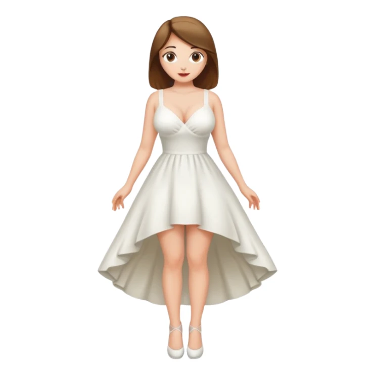 naked woman, posing, legs spread, big breasts sticker