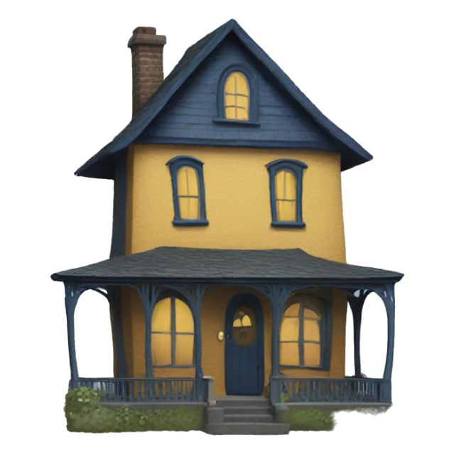 coraline house sticker