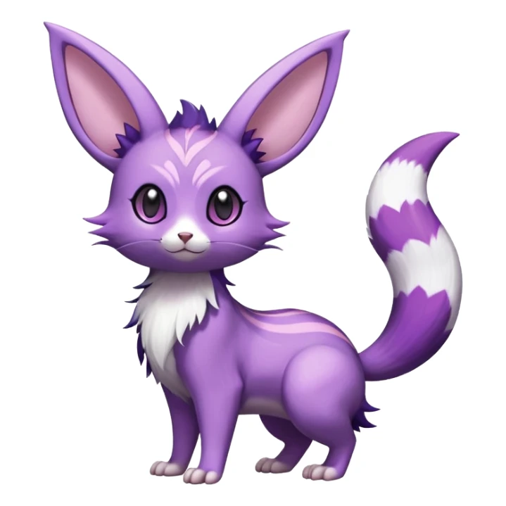 Shiny Furret-Espeon-Noibat-Hybrid (Full body) sticker