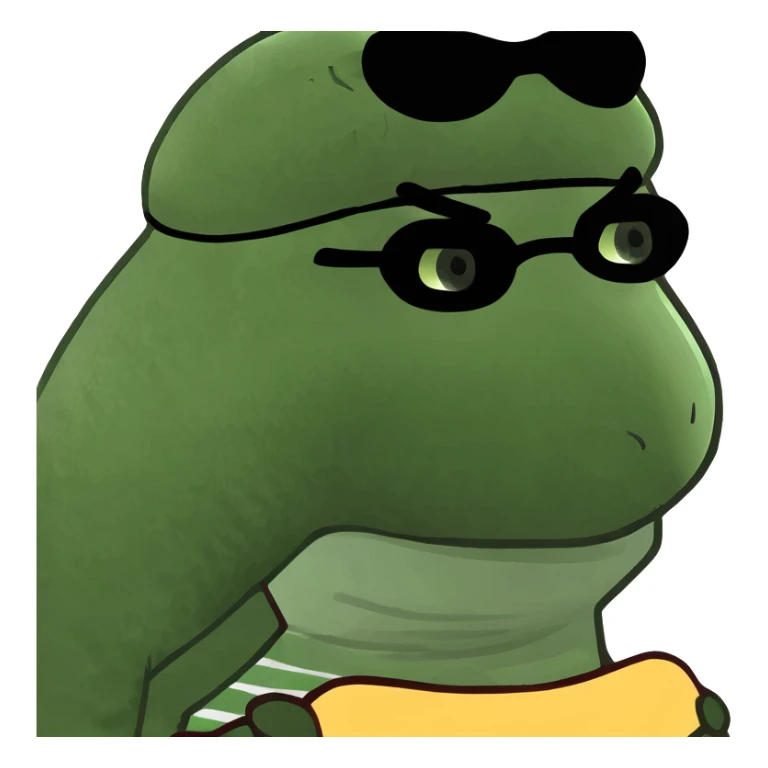 Robber wearing a beanie,eye mask eyes visible and a striped shirt sticker