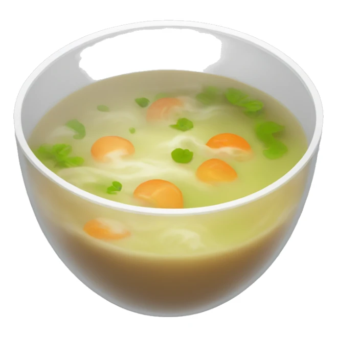  Soup sloshing in a clear bowl  sticker