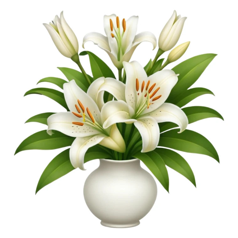 bouquet of lilies sticker