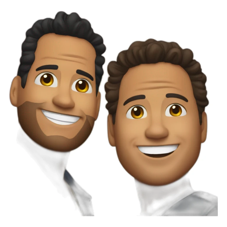 Carlos vives and romeo santos sticker