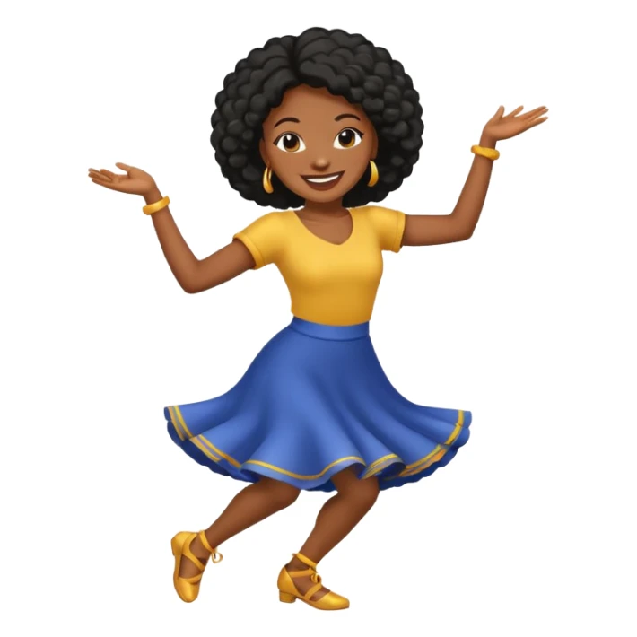 Black woman twerking  sticker