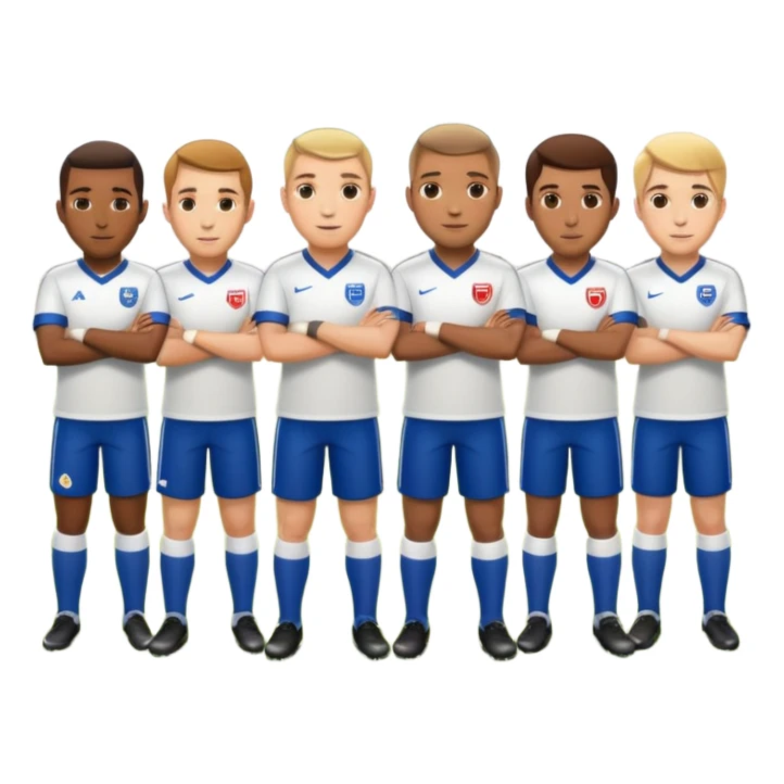 football manager and players sticker