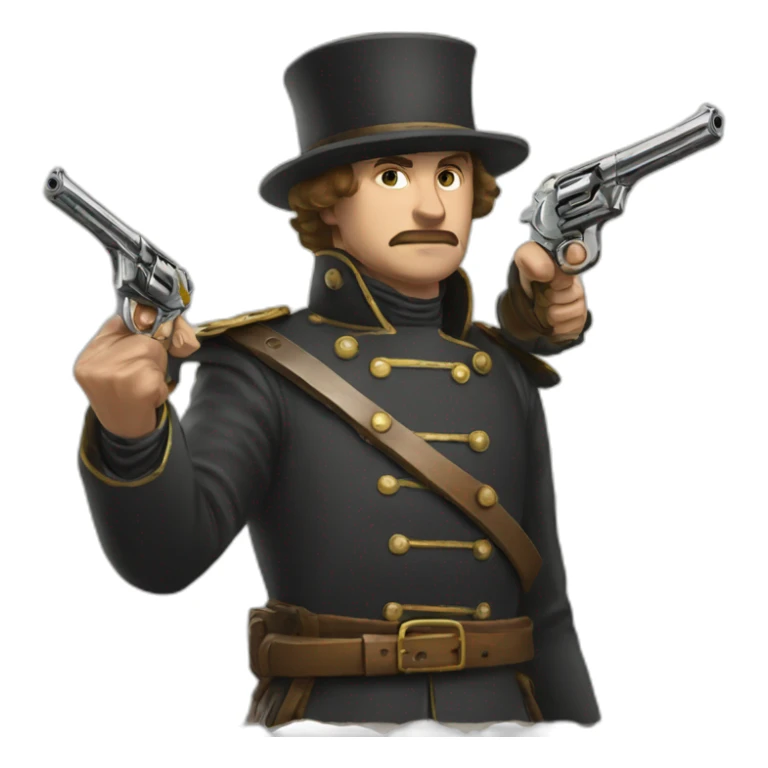 duel-with-pistols-in-russian-empire sticker