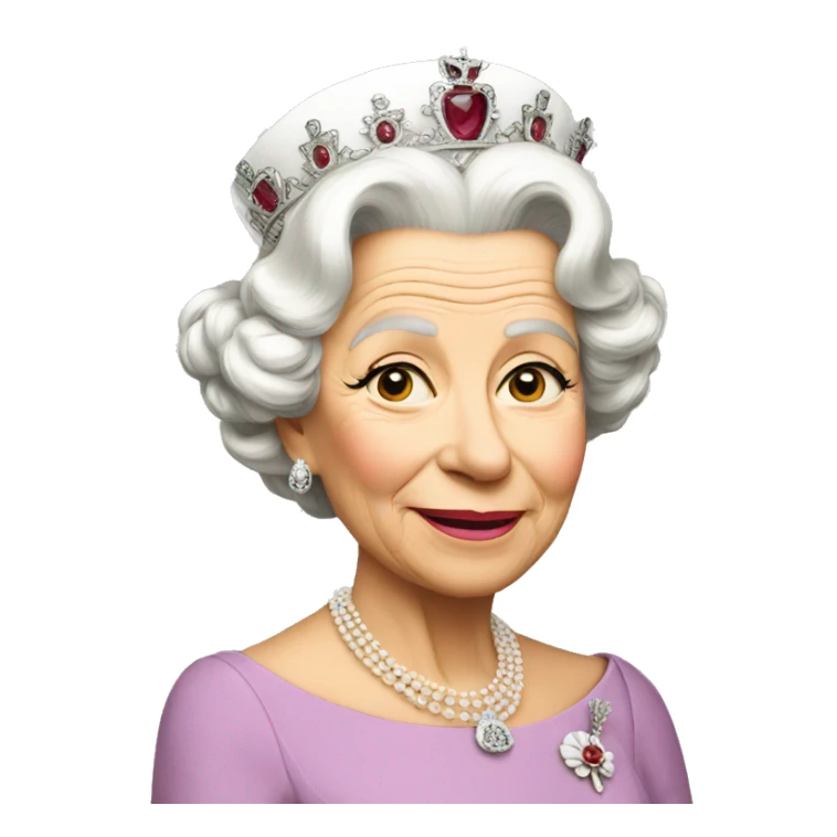 The Queen of England  sticker