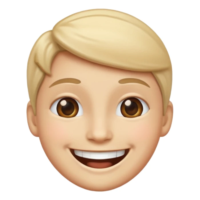 Add 🥹 + 😍 to make a cute emoji screaming love, simple but beautiful sticker