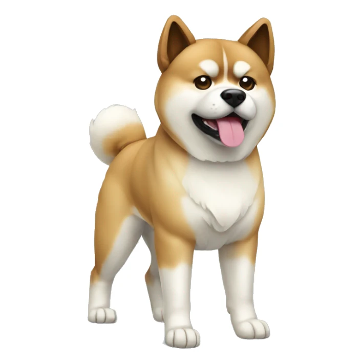 Akita Dog Breed Full Body sticker
