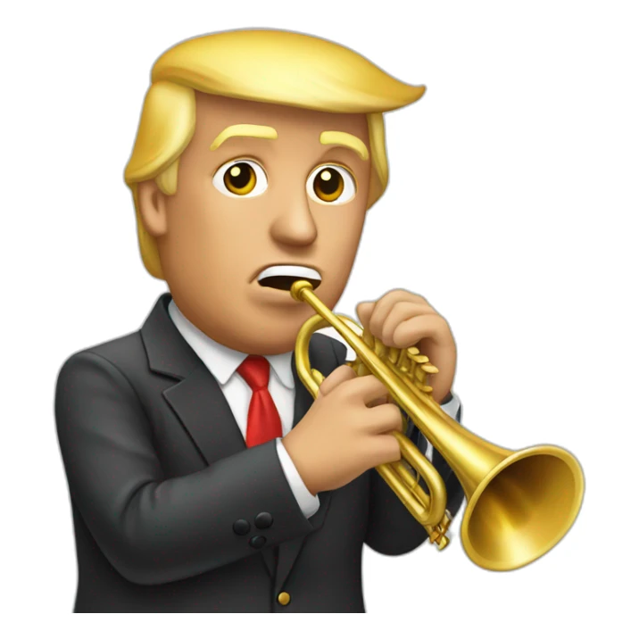 donald-trump-trumpet sticker