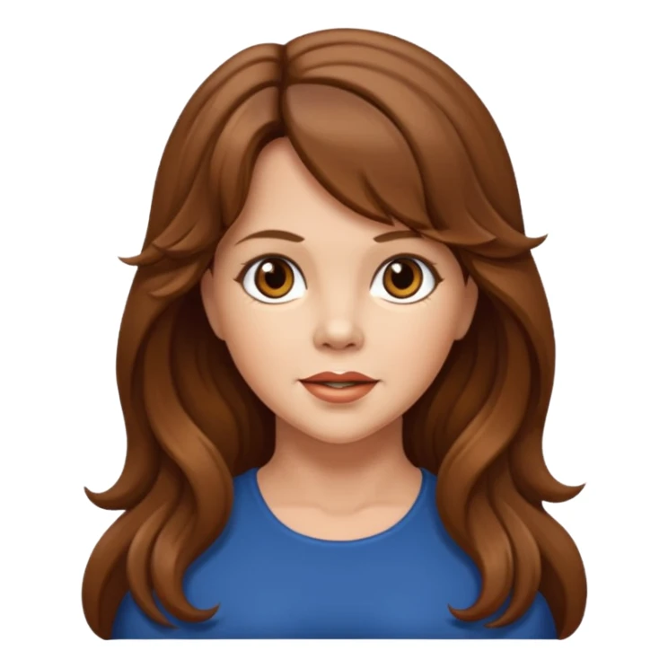 Linda Blair with long hair sticker