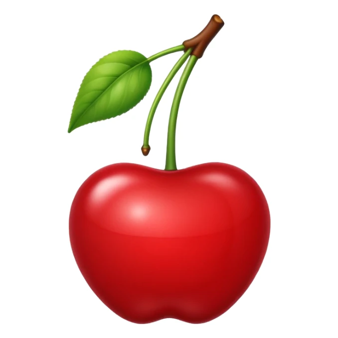 Can you create me a chery brand logo emoji? sticker