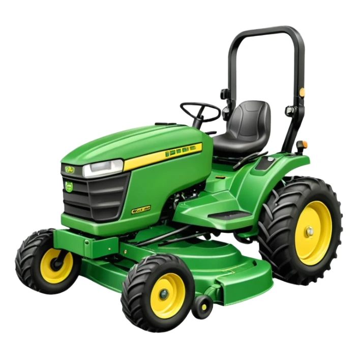 pencil drawing of a john. deer mower sticker