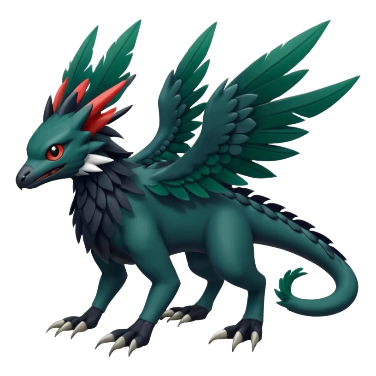  exotic Fakémon-Pokémon-Nargacuga-Vernid-creature sticker