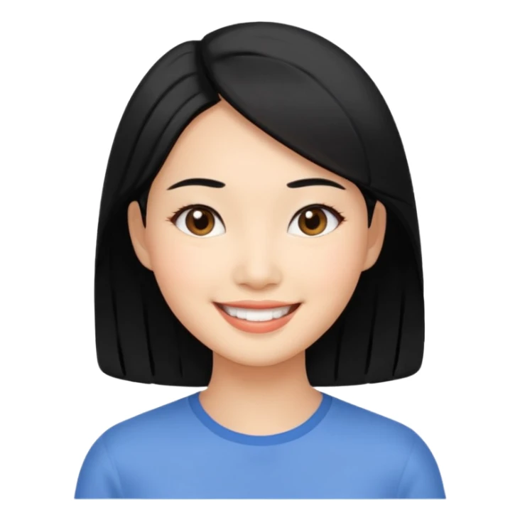 Asian women loss weight sticker