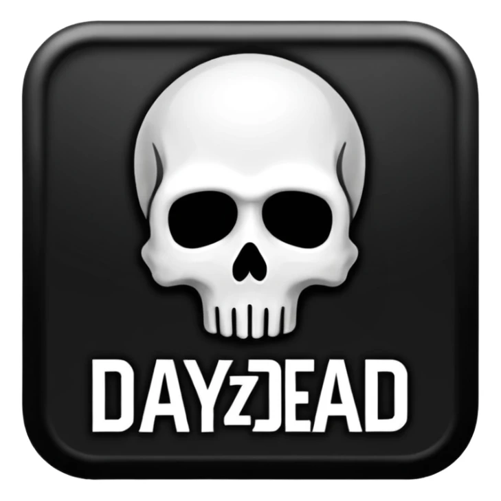 THE dayz logo saying “You Are Dead”  sticker