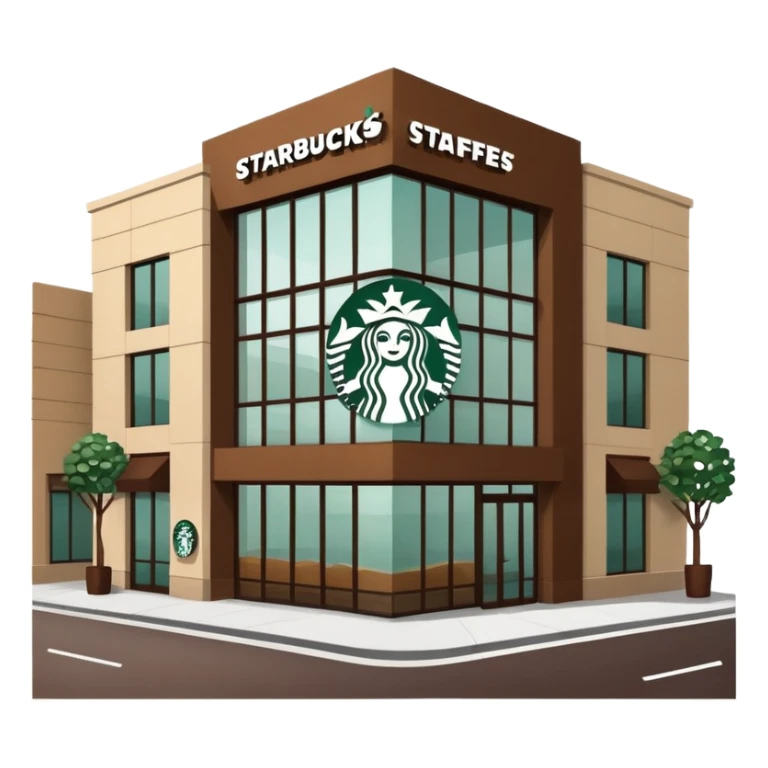 Starbucks’s building sticker