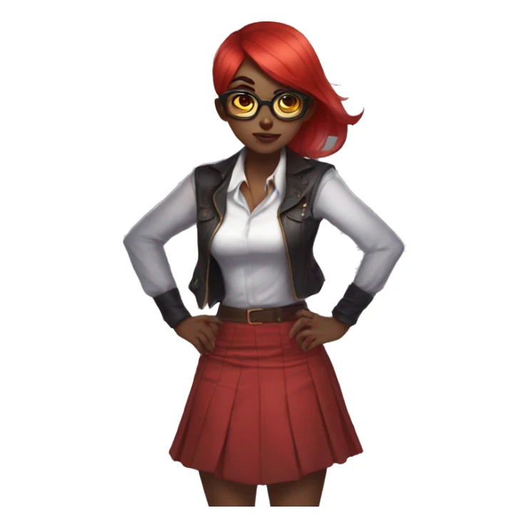 faker league of legends gender bend with skirt sticker