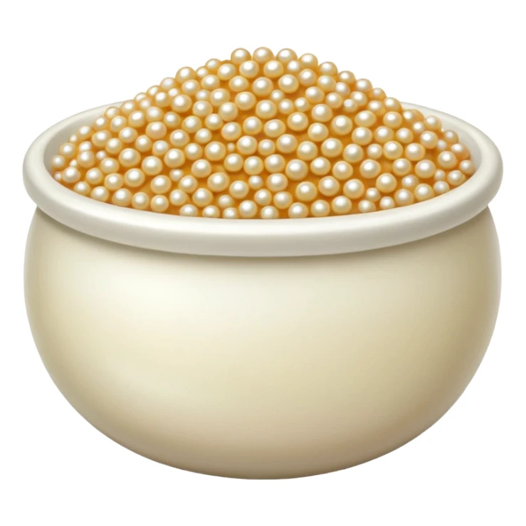 bowl with pearl couscous sticker