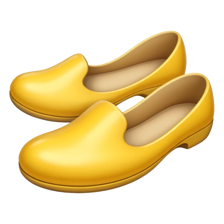 Butterbirne realistisch mit Hausschuh in der hand sticker