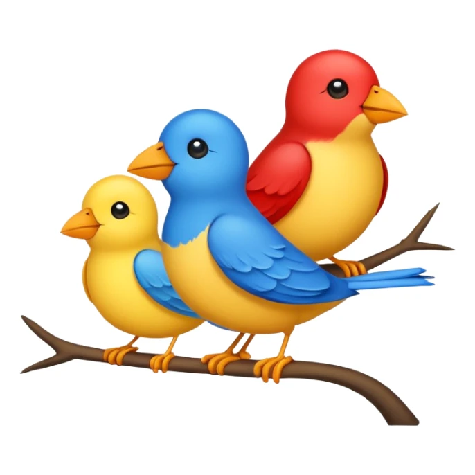 Three Little Birds Logo sticker