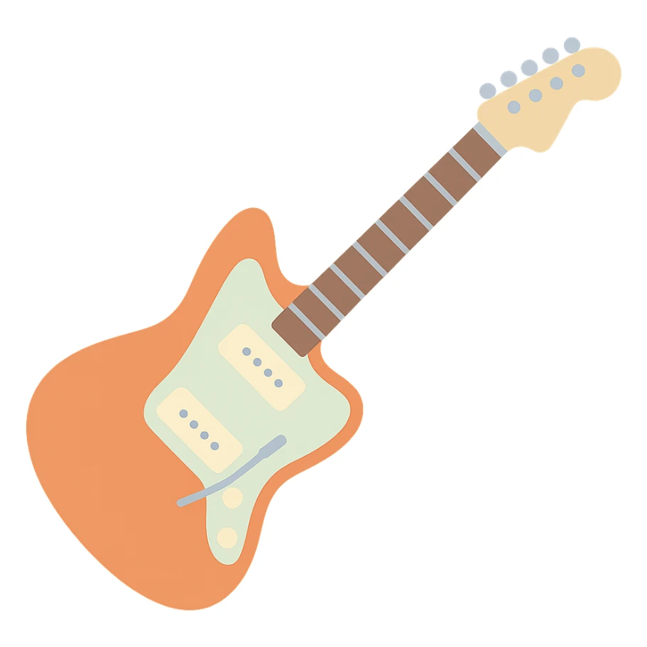 Fender Jazzmaster guitar sticker