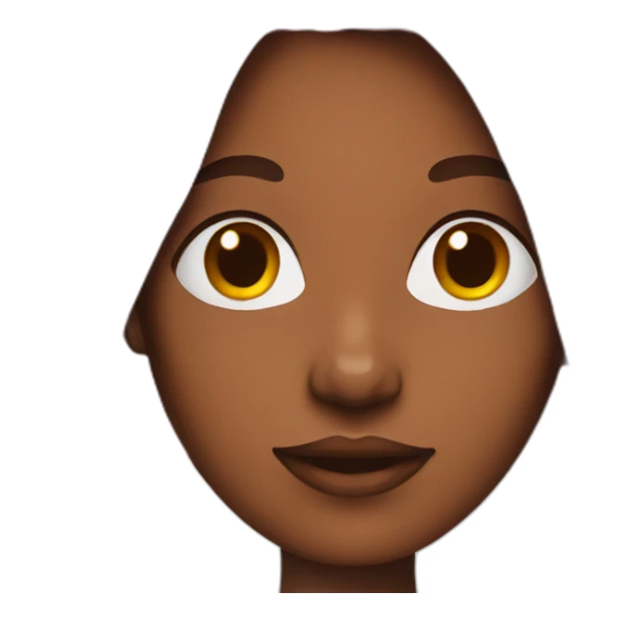 Black woman with pink hair sticker