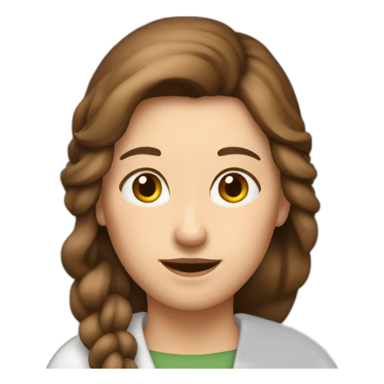 Frau braune Haare, 4 Kaninchen mit schlappohren im arm sticker