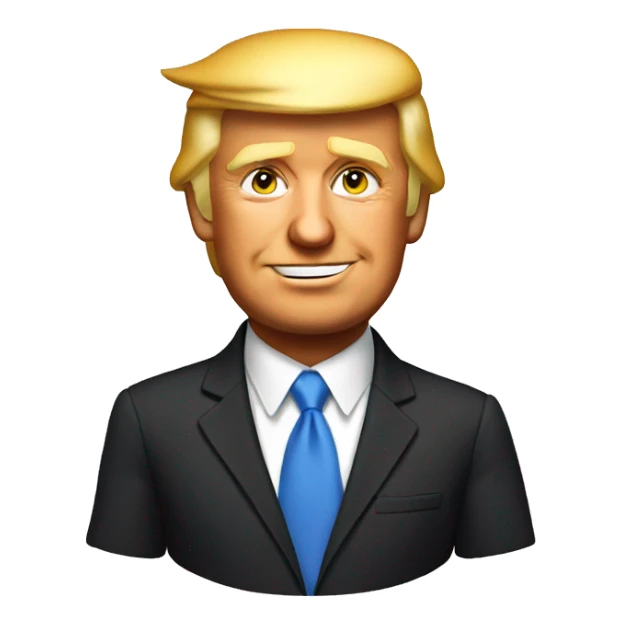 Zesty Donald Trump sticker