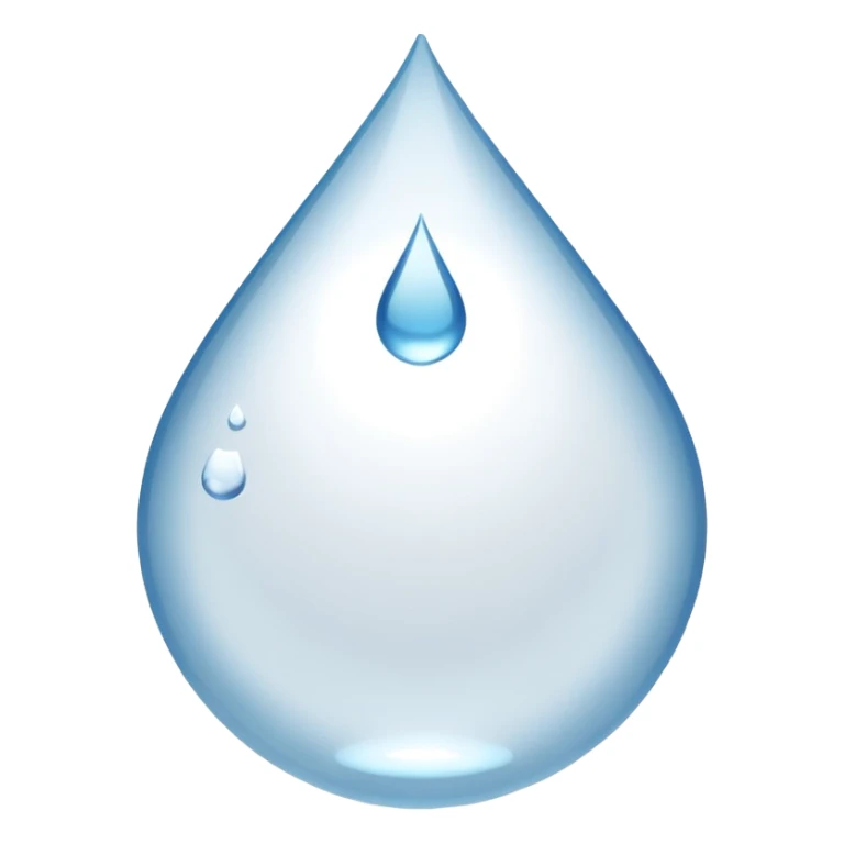 💦 this emoji but coloured white instead of blue sticker