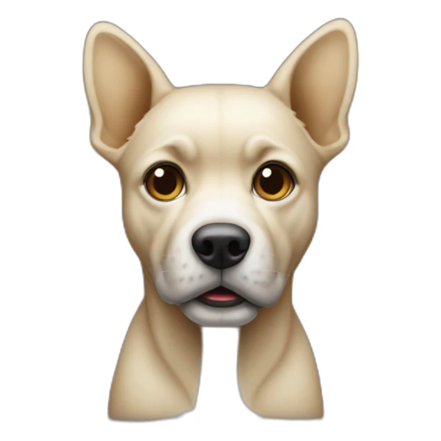 invisible dog sticker