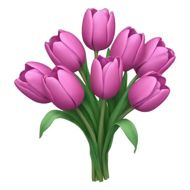 dark pastel tulip bouquet  sticker