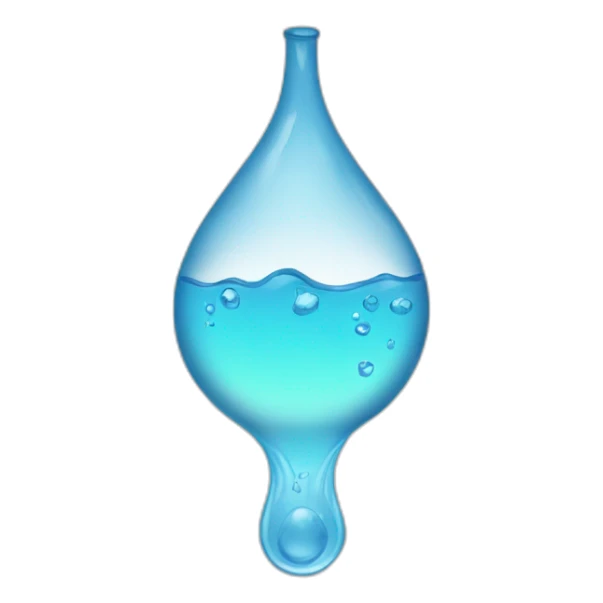 2 drop water sticker