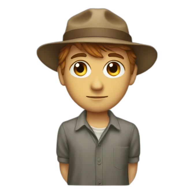 Holden Caufield from the catcher in the rye sticker