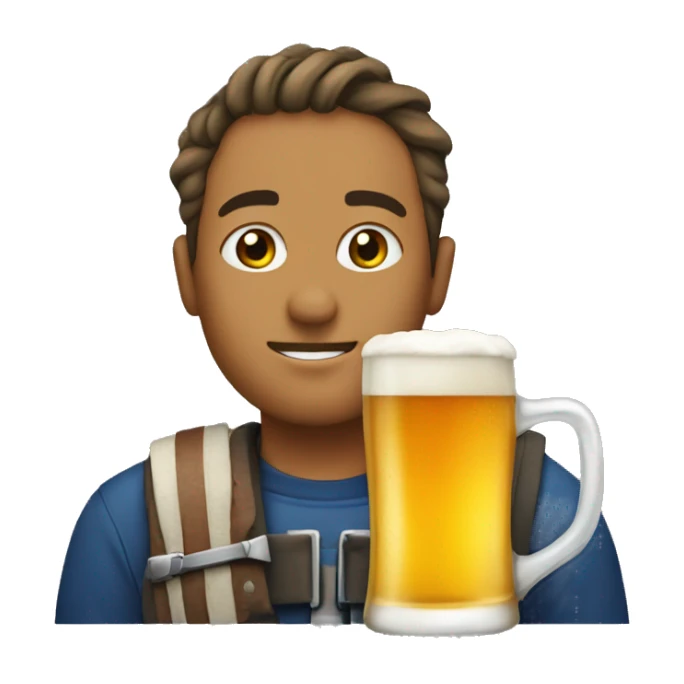 beer text KILIKIA sticker