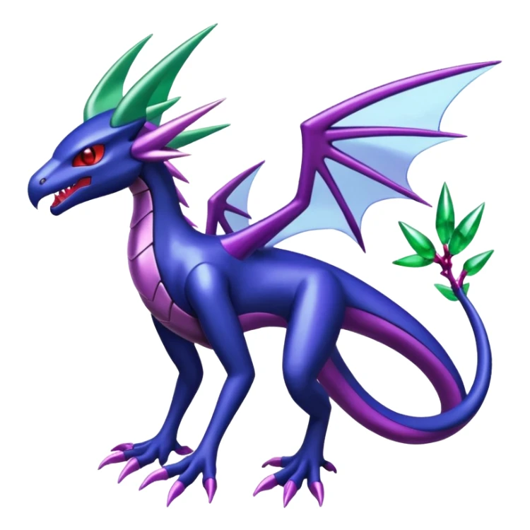 Shiny Aural Darkrai-Flygon-Genesect-Fakémon-fusion (full body) sticker