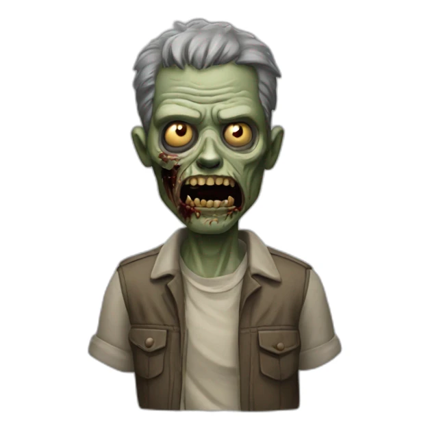 Zombie of The Walking Dead sticker