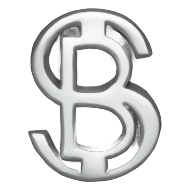 Money dollar sign letter b sticker